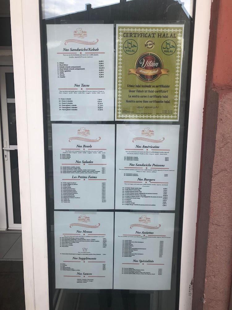 Chez Ali Baba - Menu Image 4